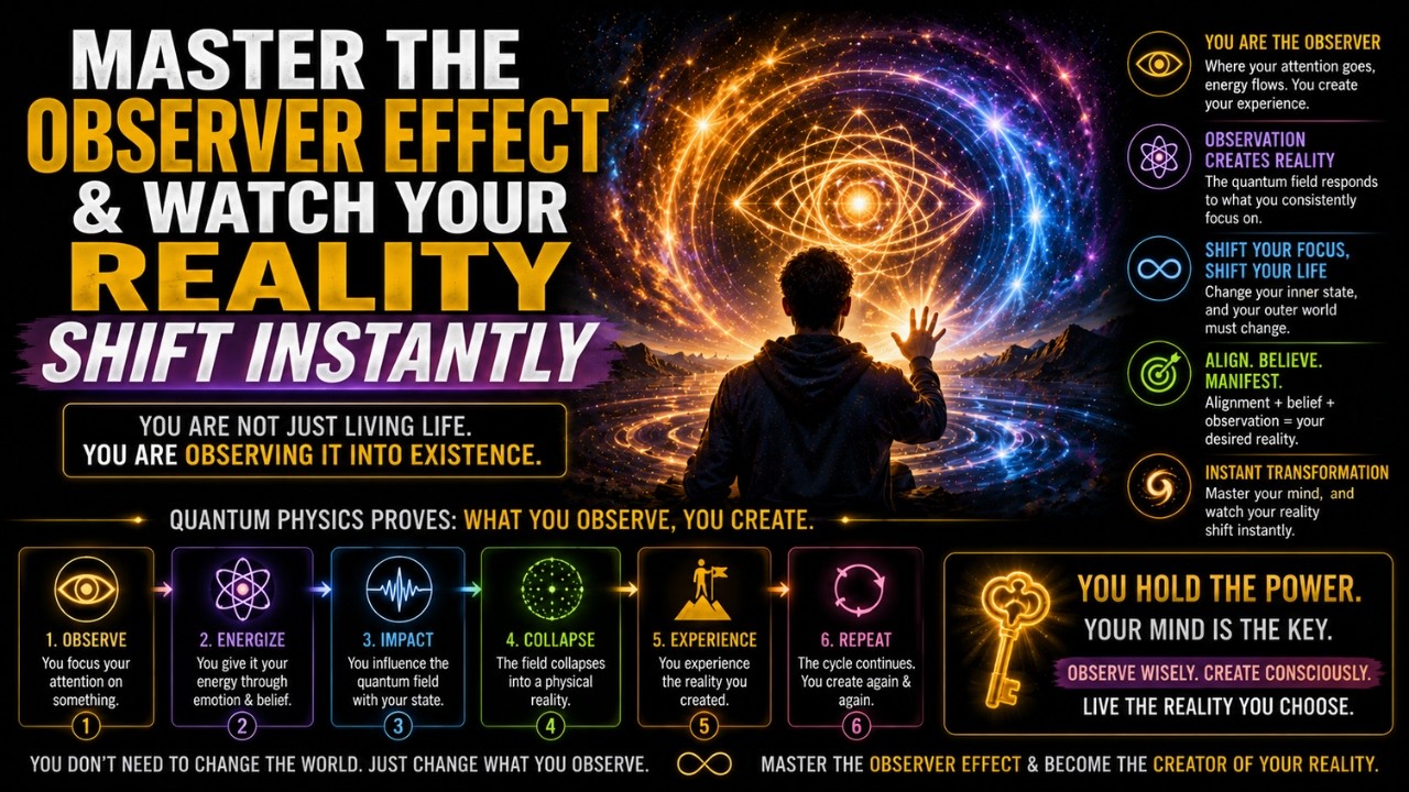 Master the Observer Effect & Watch Your Reality Shift Instantly