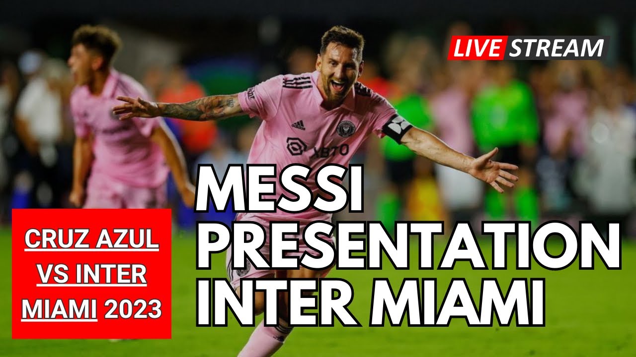 Messi Presentation Inter Miami 🔥 | Lionel Messi Winner Inter Miami DEBUT vs Cruz Azul | 2023