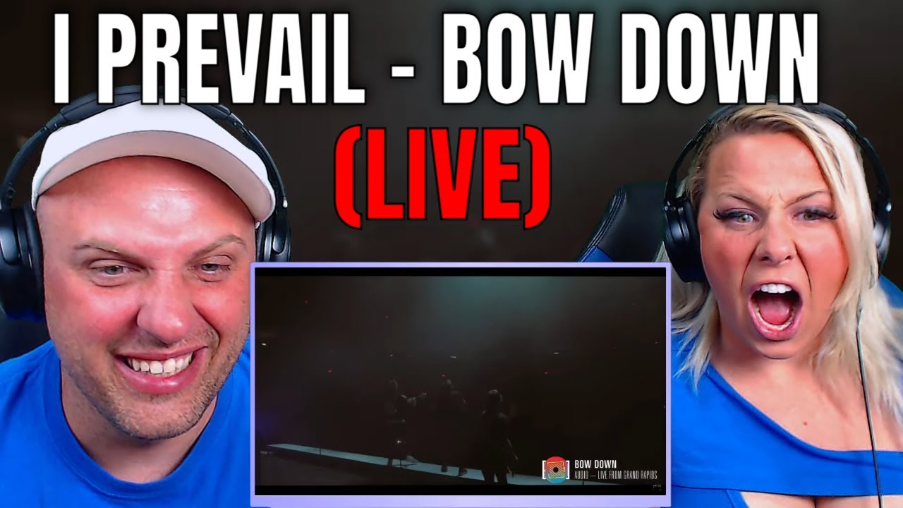 Reaction To I Prevail - Bow Down (LIVE from Grand Rapids) THE WOLF HUNTERZ REACTIONS