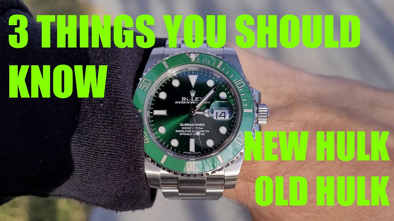 NEW ROLEX HULK? - 3 Things you should know about the OG Hulk 116610LV