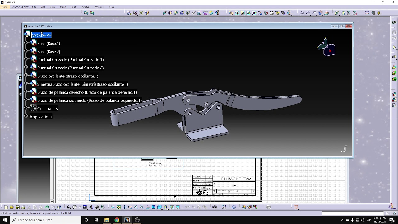 29 Plano de conjunto en CATIA