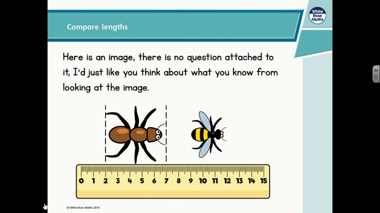 18.05.20 Year 2 Maths comparing lengths