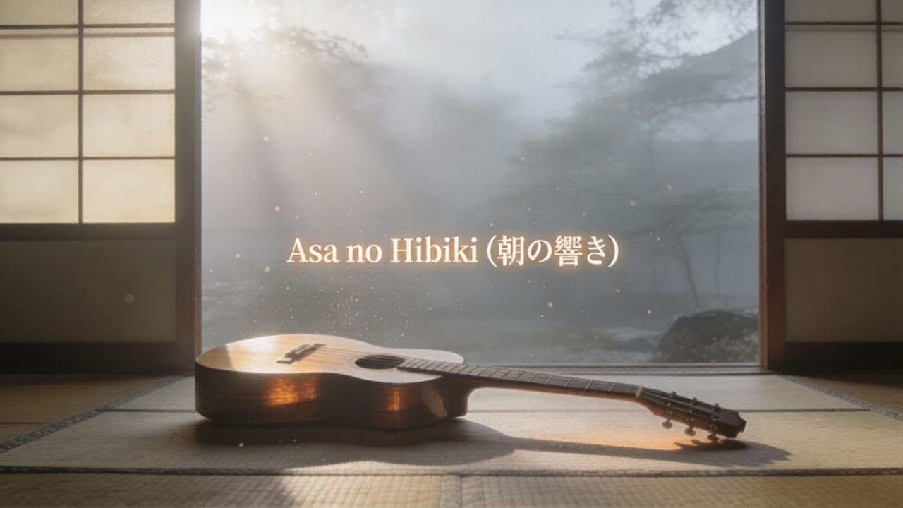 京都の朝に響く、静かなギター音楽