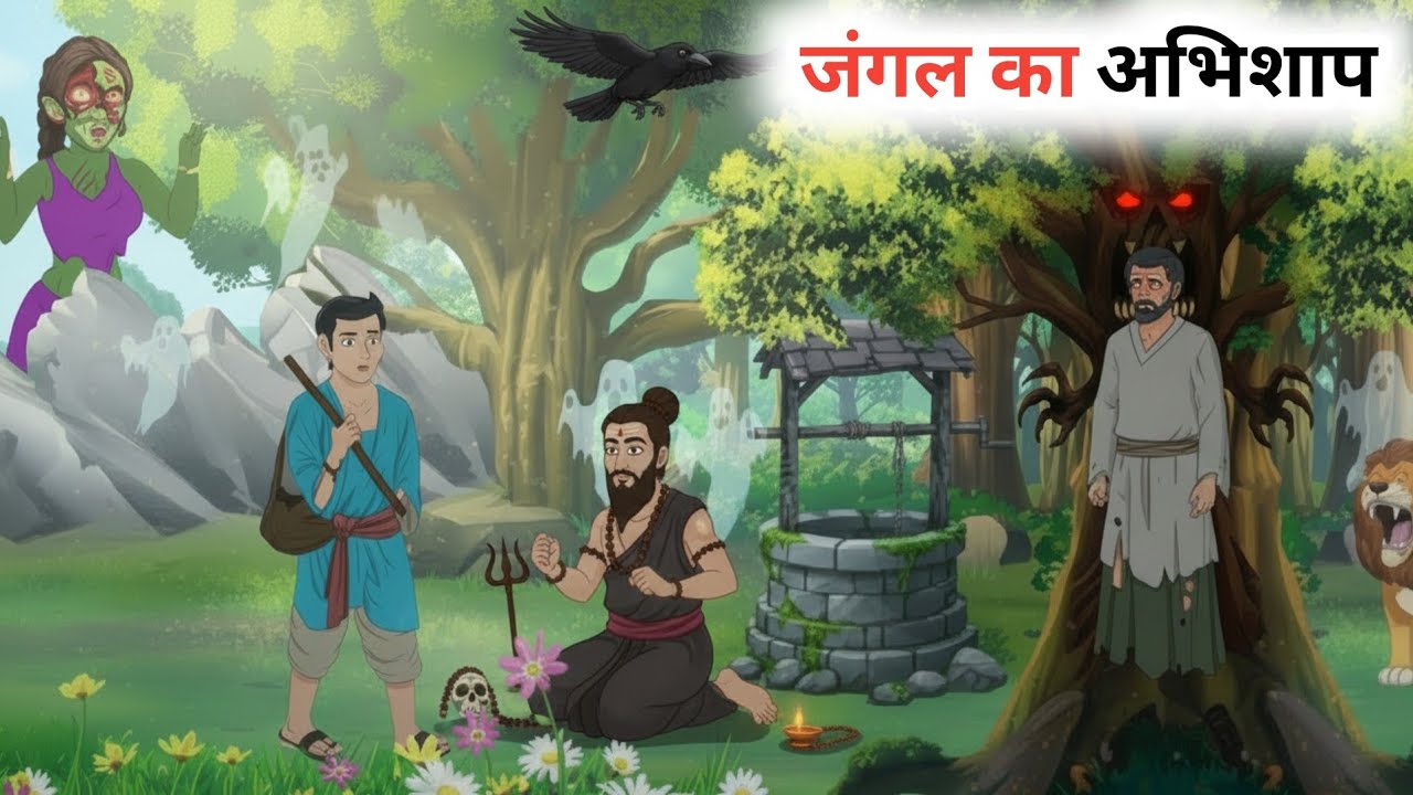 जंगल का अभिशाप | JUNGLE KA ABHISHAP | HINDI KAHANIYAN | MORAL STORIES | BED TIME STORIES | KAHANIYAN