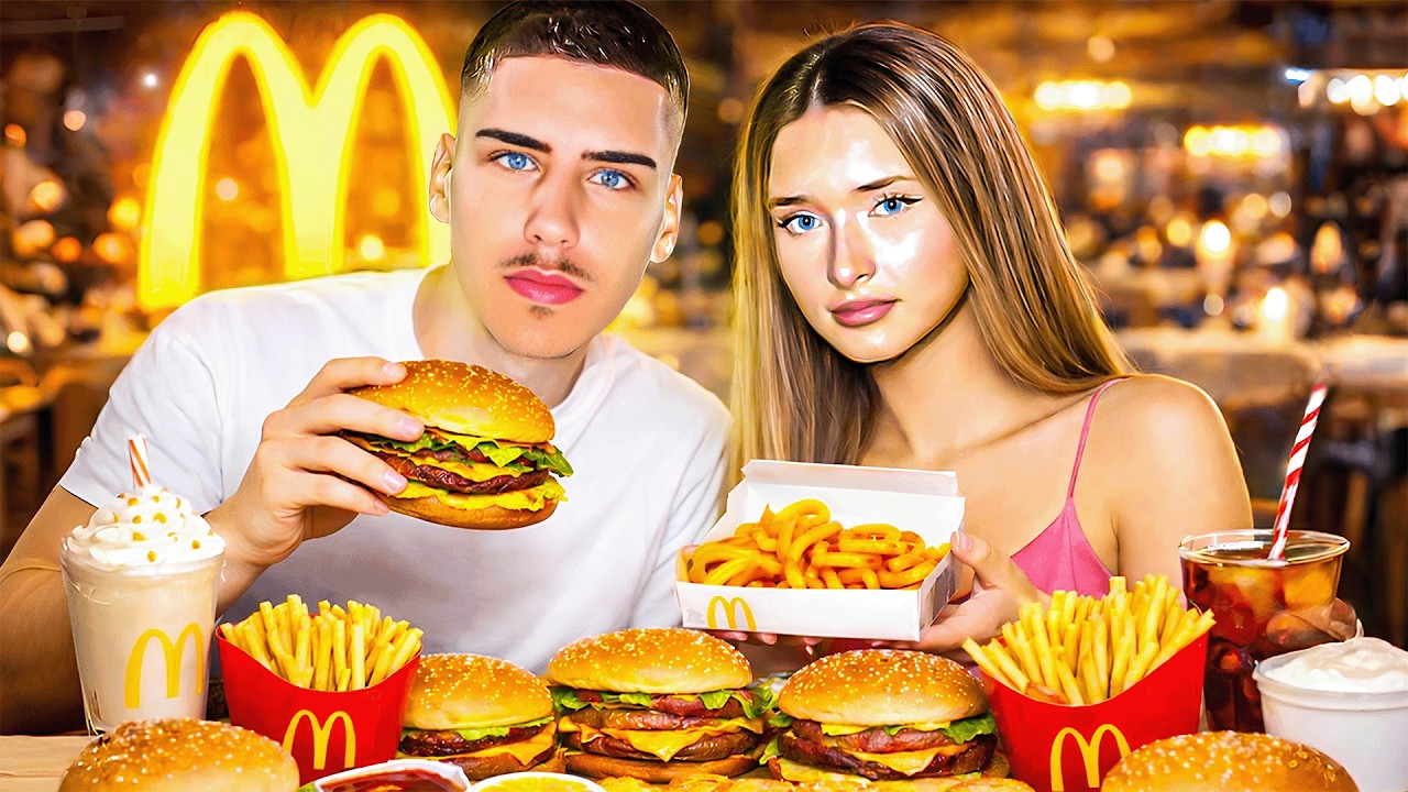 Am Cumparat tot Meniu de la Mc Donald's - Muckbang cu Andreea Jolie!