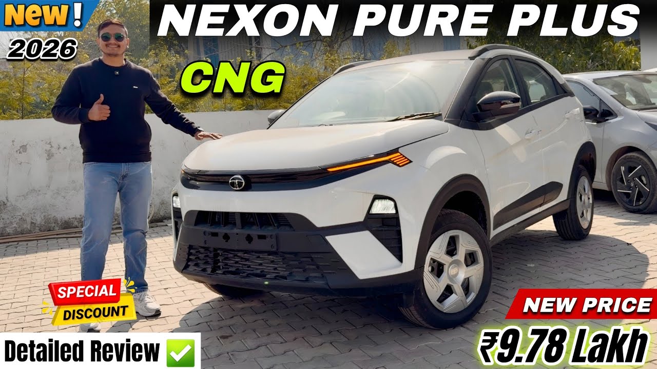 Tata Nexon Pure Plus CNG 2026 Detailed Review ✅ | Nexon Pure Plus CNG Best Model Price & Features 🔥