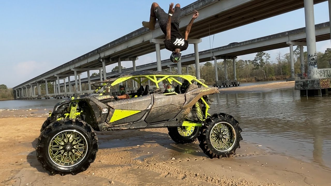 COREY SSG WENT CRAZY AND DID A BACK FLIP OFF HIS CAN AM & BROKE MY CAN AM (I'M PISSED ASF)