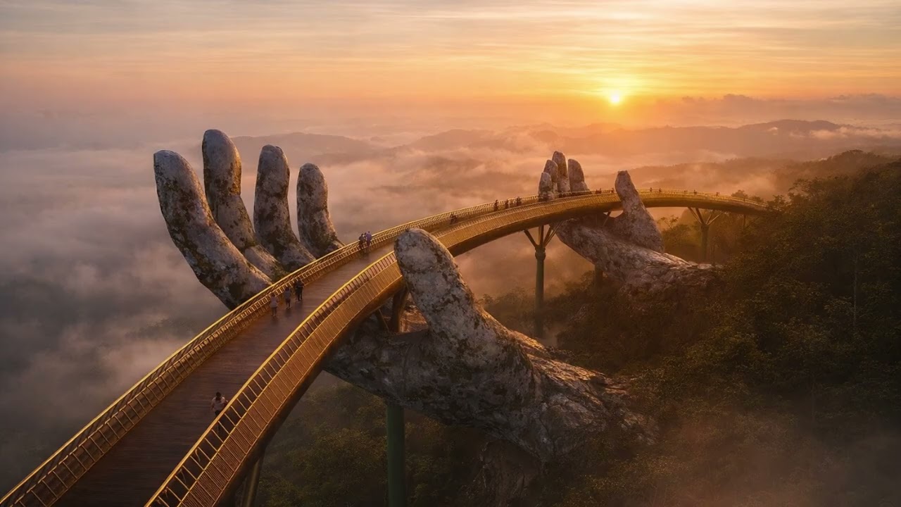 【RELAX】Healing Morning Above the Clouds ☀️ Calm Ambient Music for Sleep, Relaxation & Meditation
