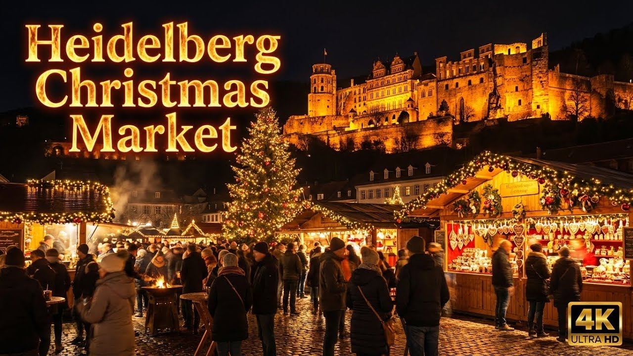 Heidelberg Christmas Magic 2025 ✨ A Dreamy Winter Walk Through Germany&rsquo;s Most Romantic Town