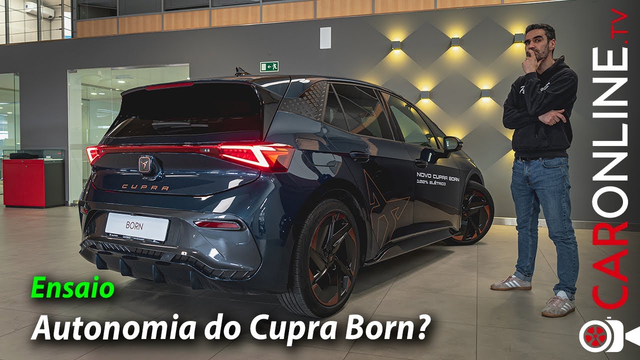 QUAL a AUTONOMIA do CUPRA BORN? Eu Fui Testar! [Review Portugal]