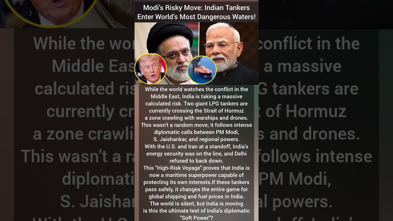 Modi's MASTERSTROKE? Indian Tankers Defy Sanctions & War in Strait of Hormuz!