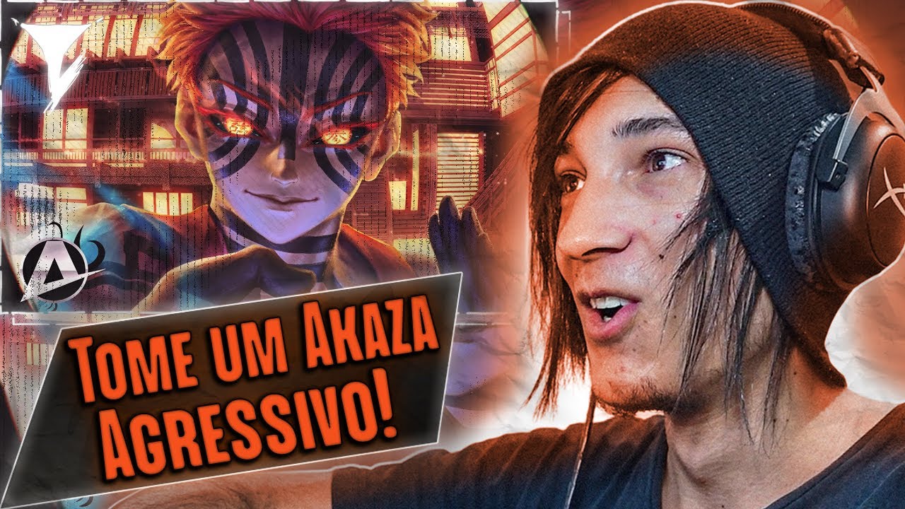 (Referencia hehe) REACT ♪ Akaza (Kimetsu no Yaiba) | Inquebrável | AniRap