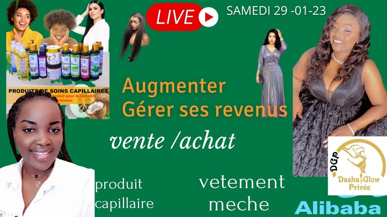 Augmenter gérer  ses revenus | achats ventes de produits capillaires vêtements