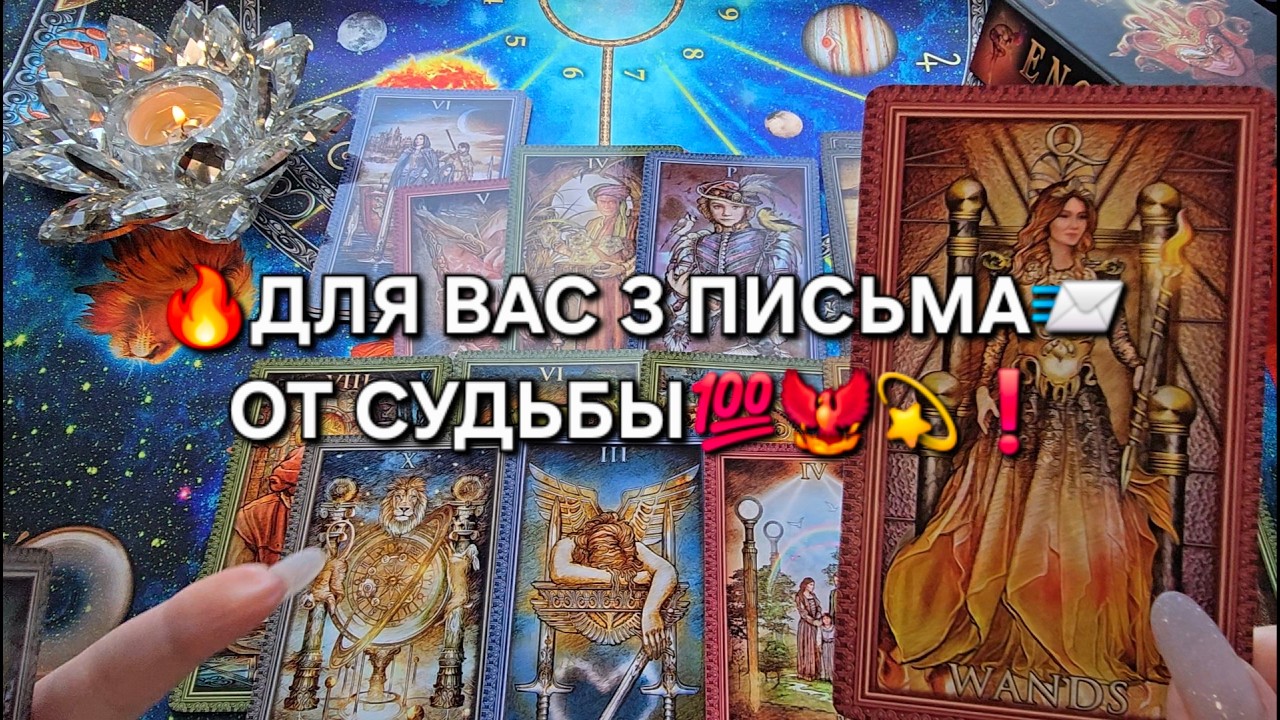 🔥ДЛЯ ВАС 3 ПИСЬМА📨 ОТ СУДЬБЫ💯❗ Таро расклад гадание онлайн