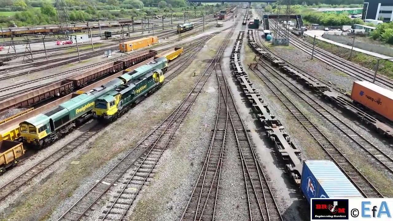 Crewe - Train Depot - Basford Hall Yard - Network Rail - Freightliner - Direct Rail Services