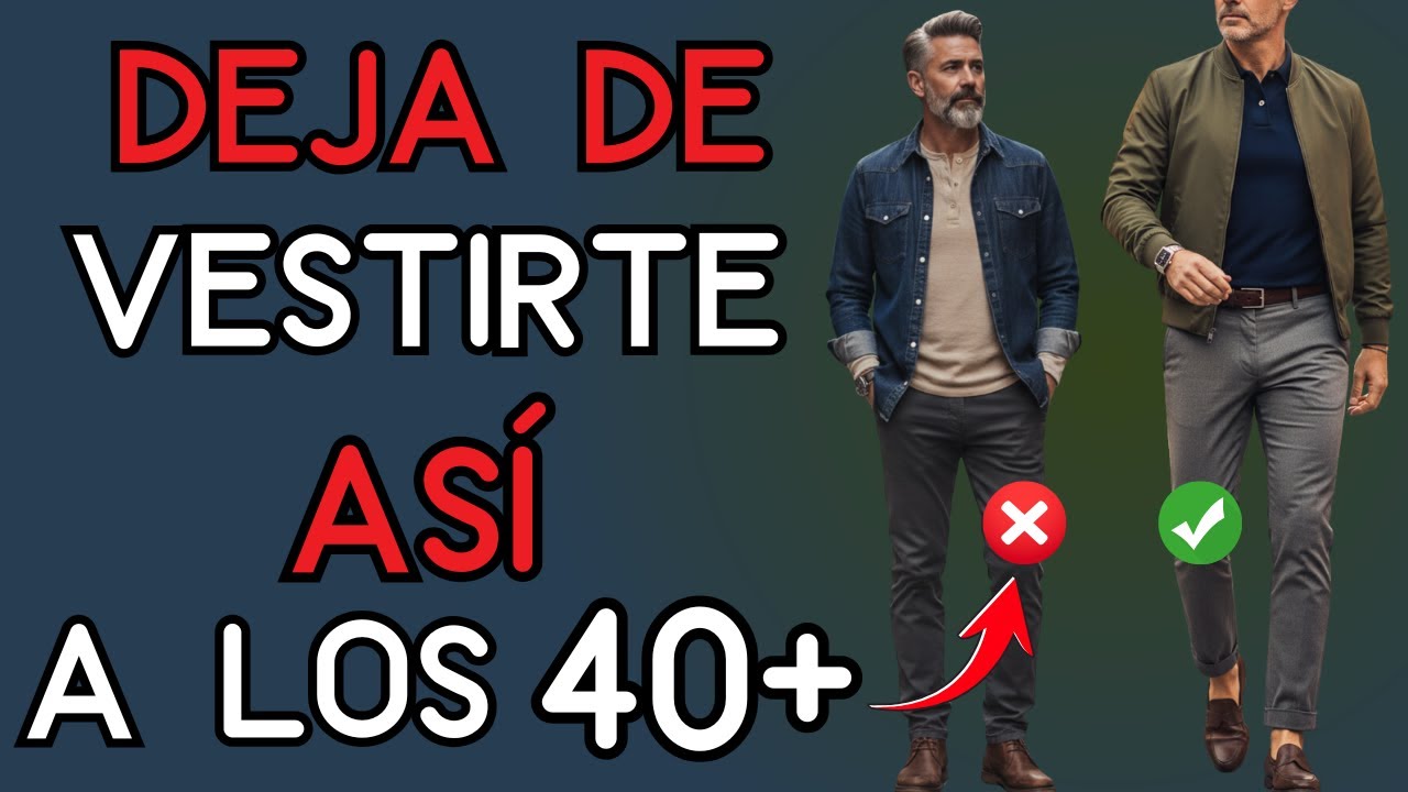 No Necesitas Más Ropa Después de los 40 — 4 Reglas que Siempre Funcionan | Moda Hombres 40+