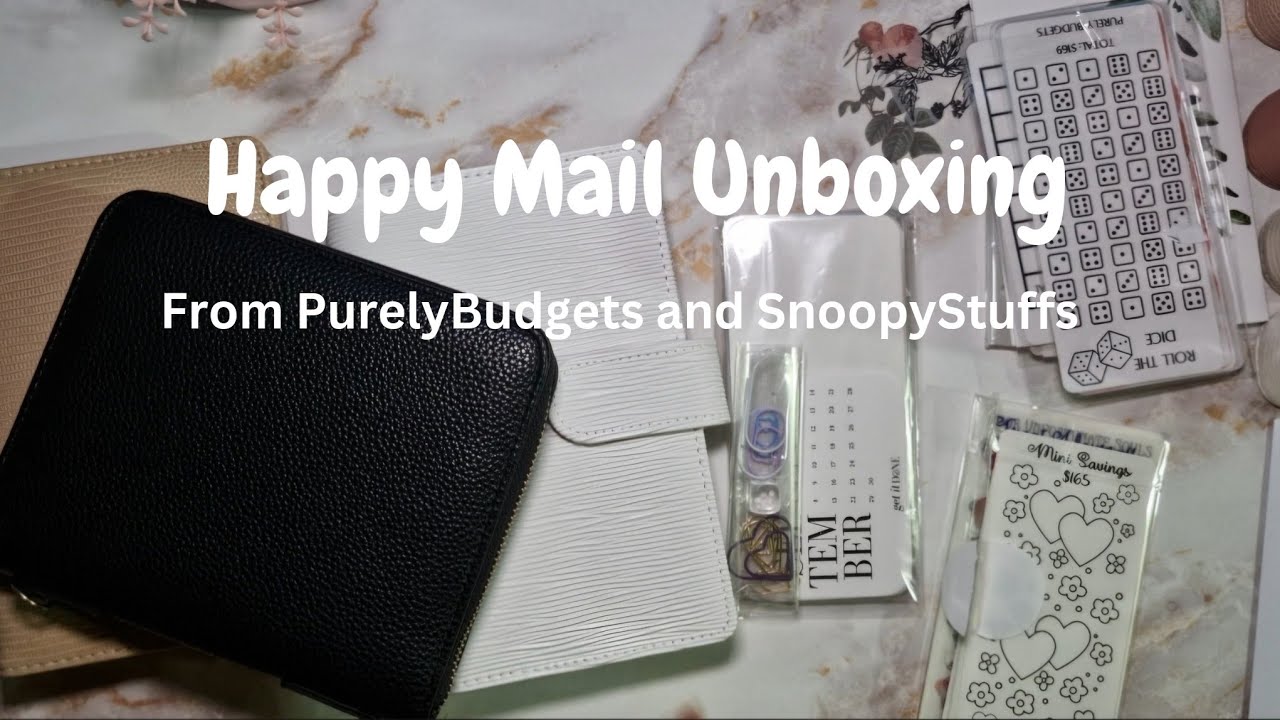 Happy Mail ft @purelybudgets and @snoopystuffs