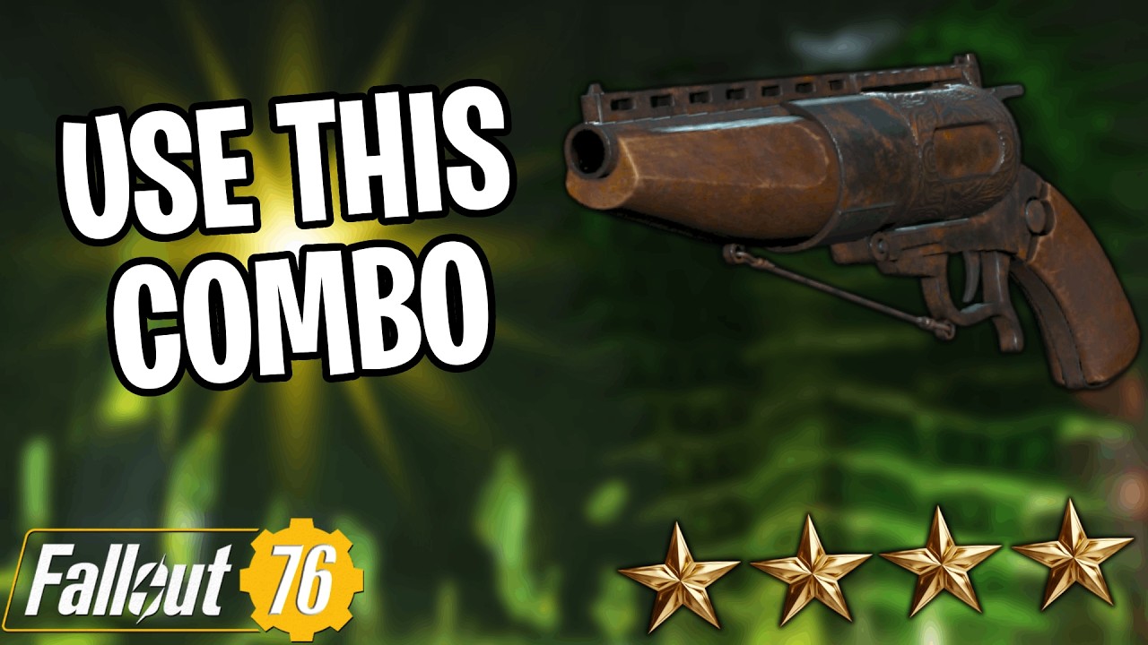 Пистолет Дома Педро + отточенная сборка — это безумие | Fallout 76 (Человек/Гуль)