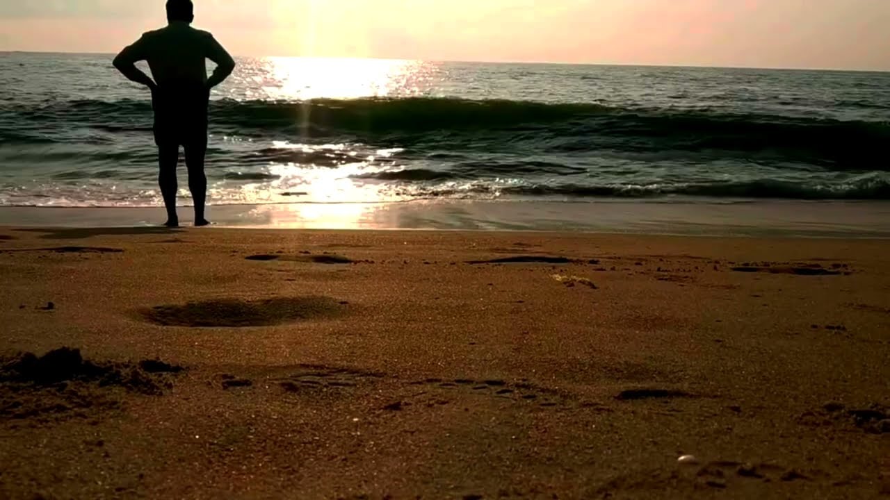 Peaceful Morning at Marina Beach 🌅 | Soothing Waves & Sunrise Vibes 