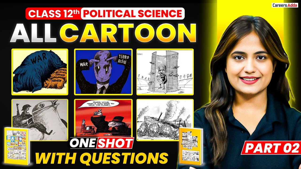 Class 12 Political Science All Cartoon Based Questions for Board Exam 2026 #2