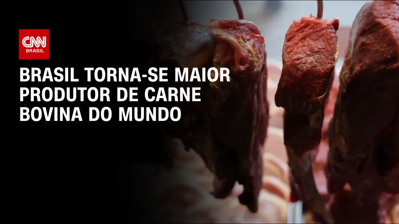 Agro: Brasil torna-se maior produtor de carne bovina do mundo | CNN PRIME TIME