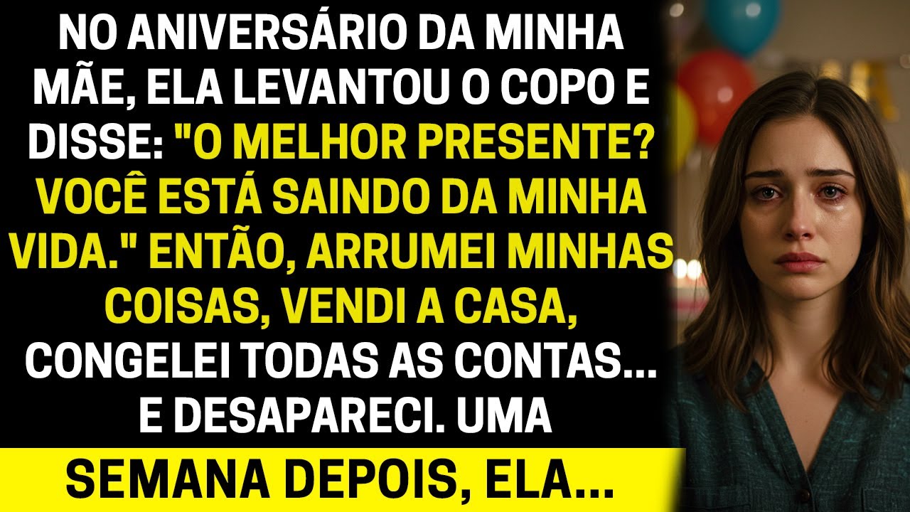No aniversário da minha mãe, ela me rejeitou como presente… então eu desapareci sem deixar rastros