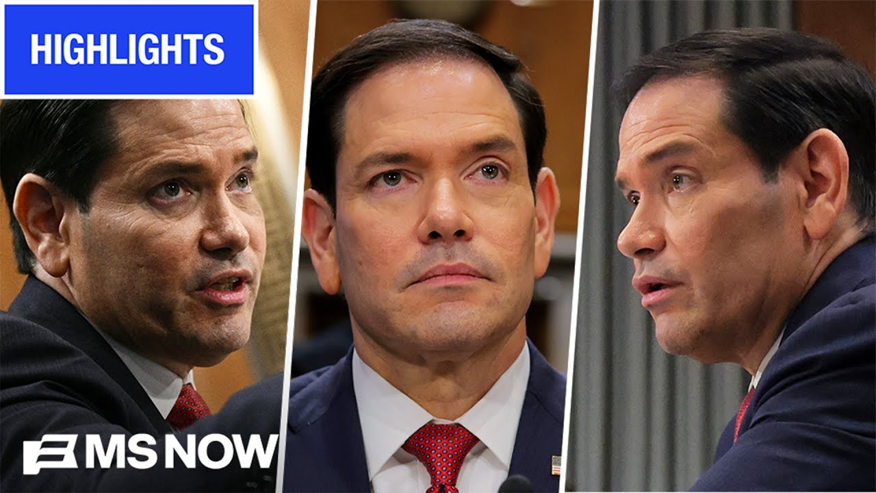 Marco Rubio's HEATED moments with Senate on Iran, outbreaks, missing funds | MS NOW Highlights
