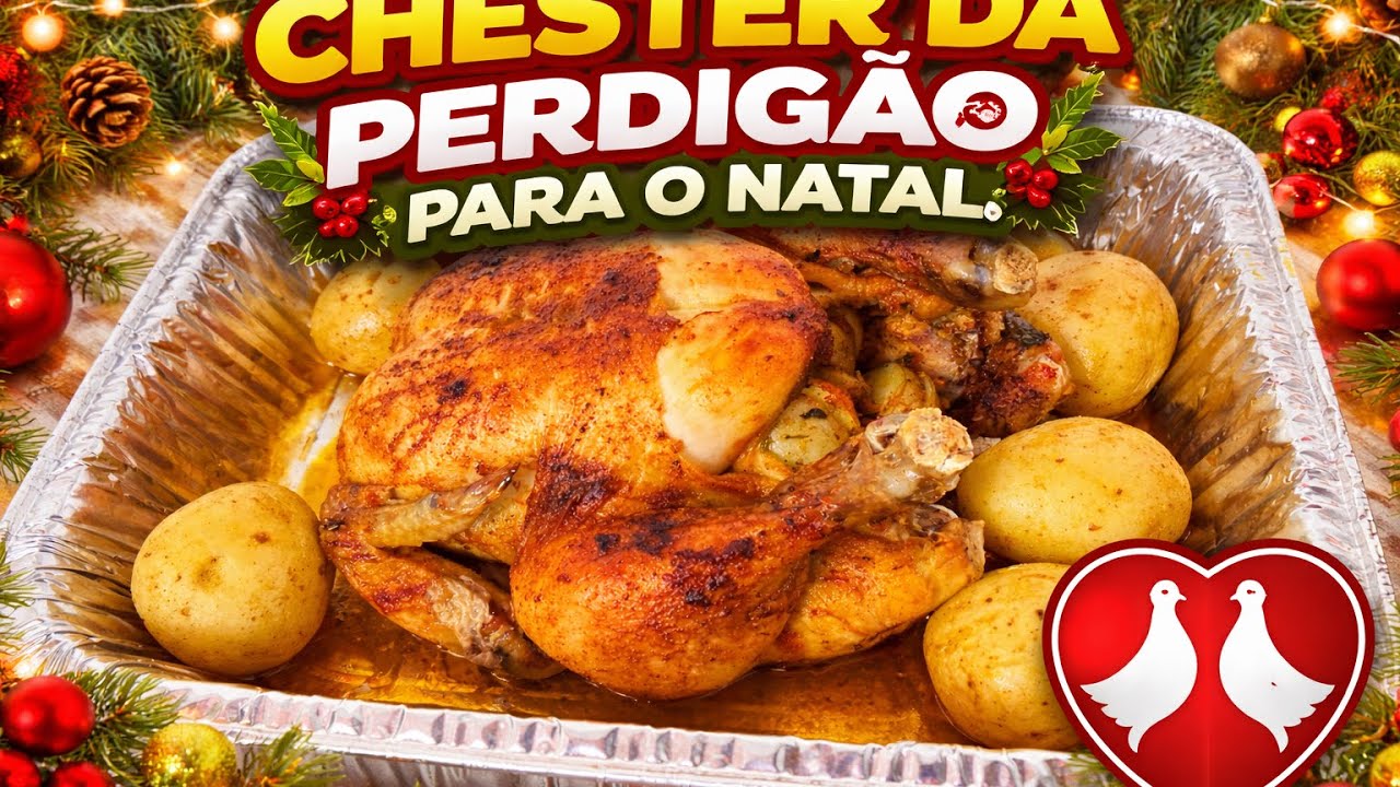 COMO ASSAR O CHESTER DA PERDIGÃO PARA O NATAL 