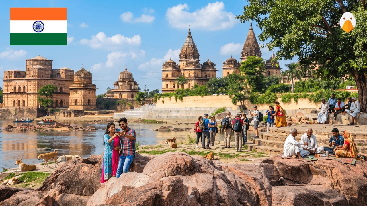 Орчха, Индия🇮🇳 Нереальный средневековый город, застывший во времени (4K HDR)