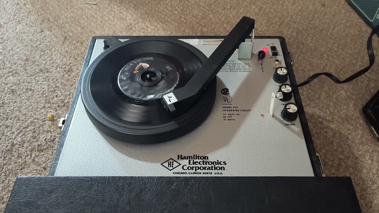 Got the Hamilton brand classroom record player just had to adjust the tracking force 