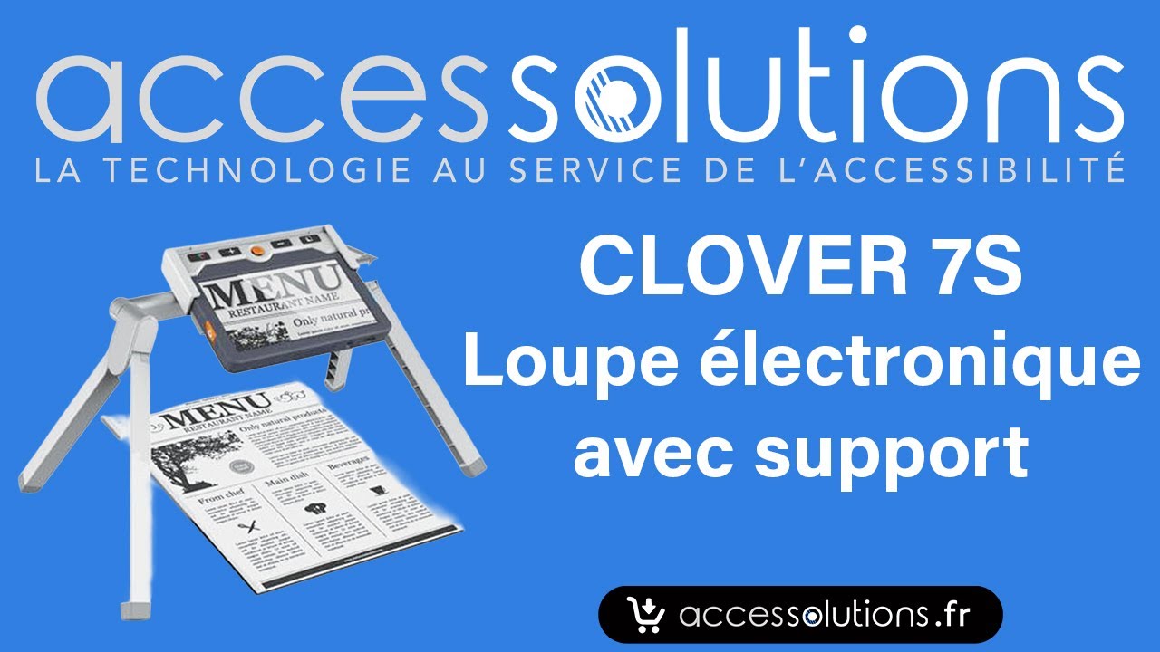 Loupe électronique clover 7s avec support