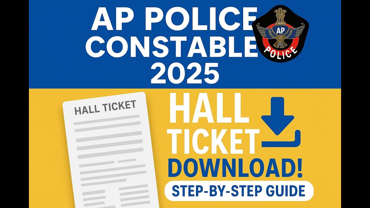 AP Police Constable Final Written Exam Admit Card &ndash; How to Download