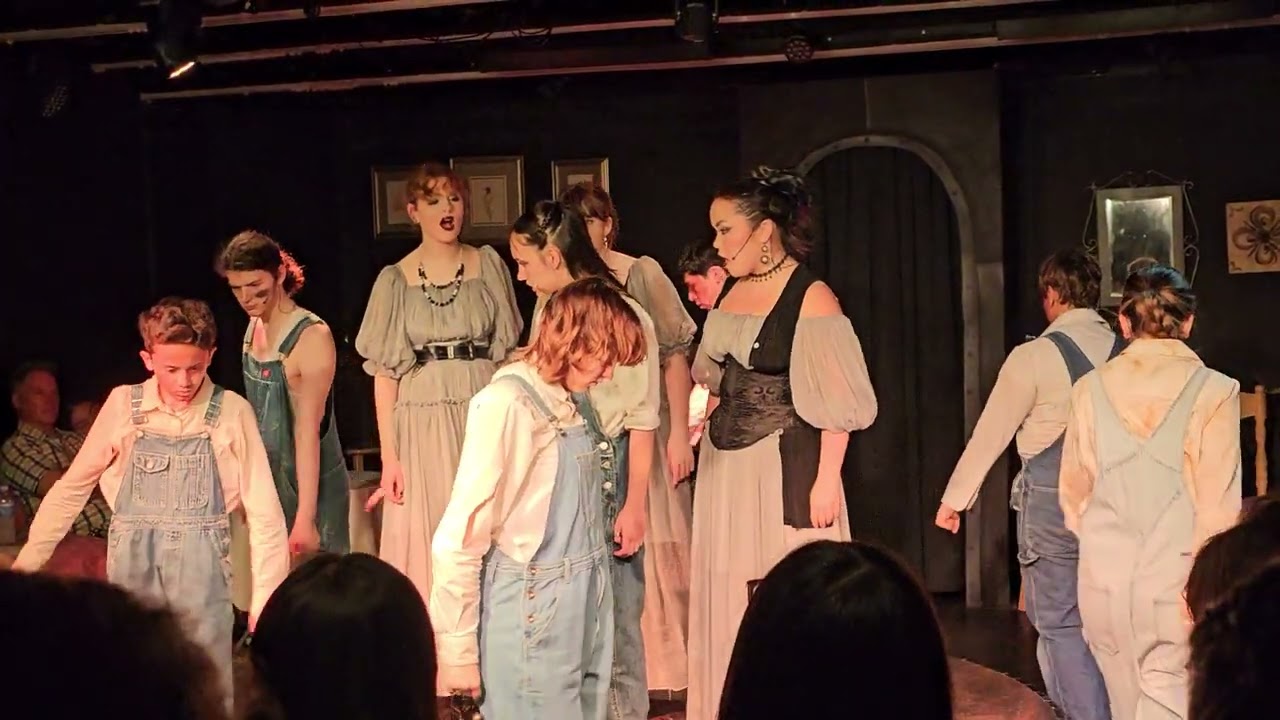 Emma Nicholson as Fate 3 singing WAY Down Hadestown Reprise June 2025.