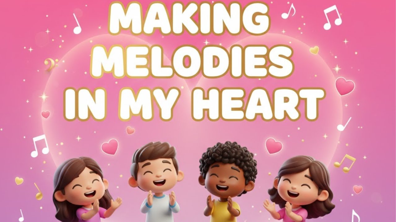 MAKING MELODIES IN MY HEART || KIDS SONGS || MAKENA KIDS FOR JESUS CHANNEL.