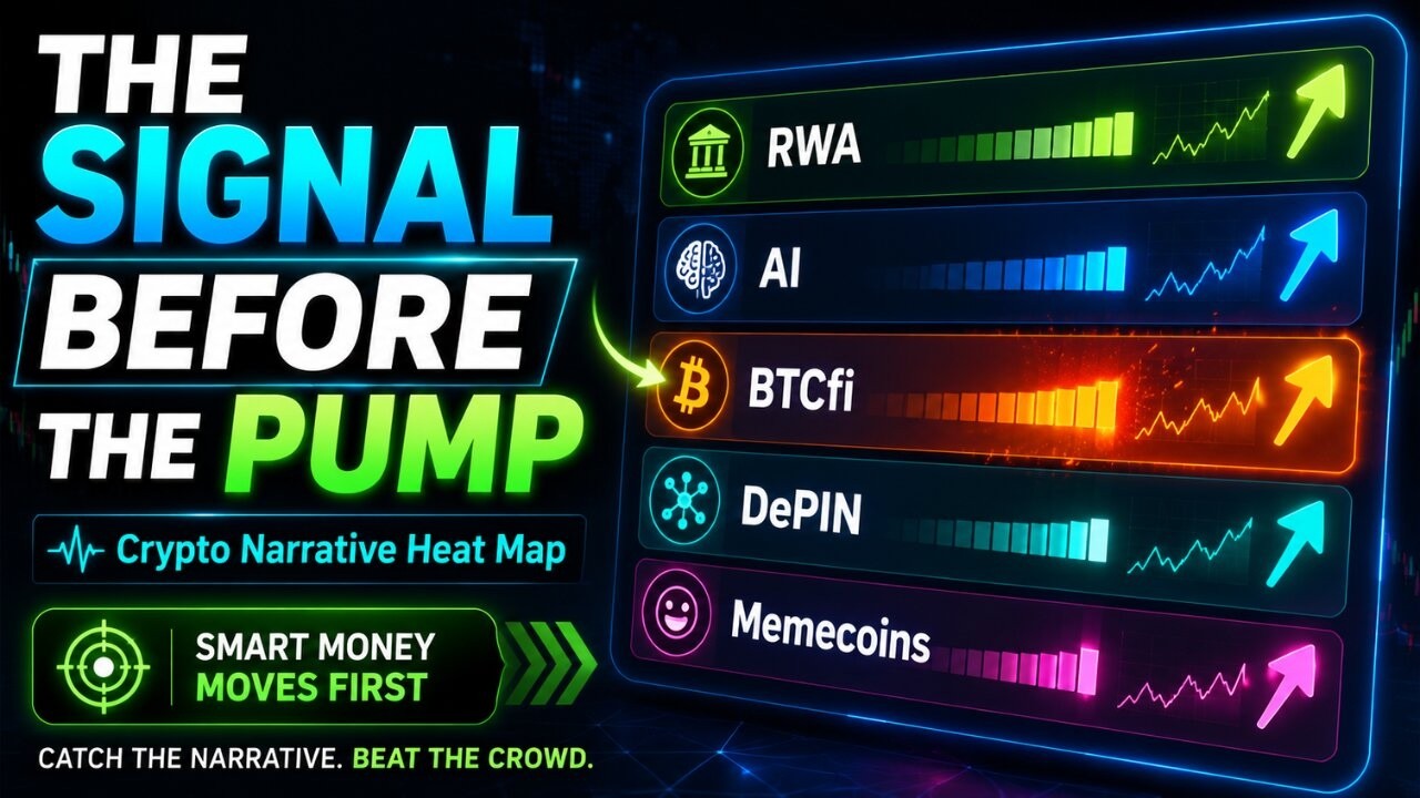 Crypto Narrative Heat Map 2026 | Find the Next Crypto Pump Before Everyone Else
