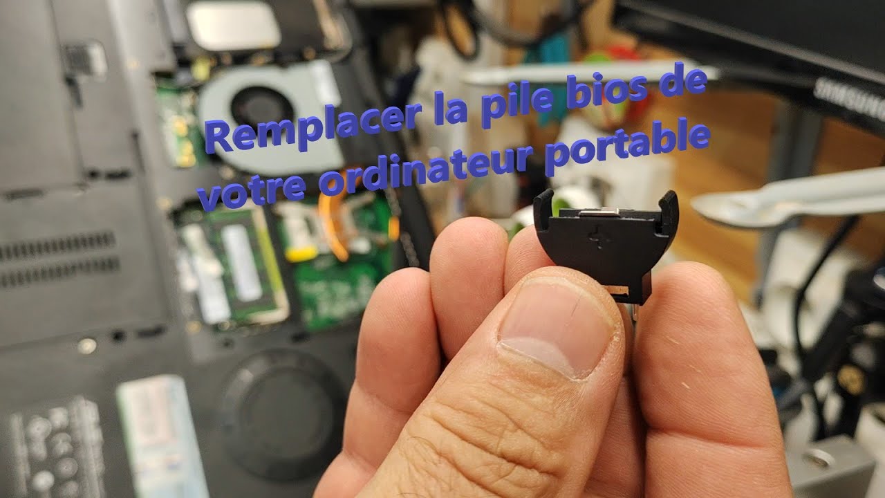 Ordinateur portable, comment remplacer la pile bios avec une pile standard