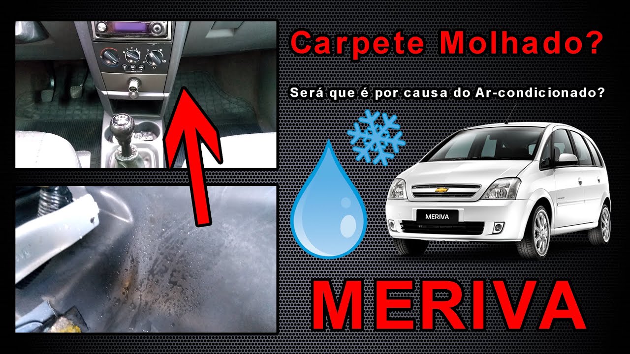 Dreno do Ar condicionado da meriva entupido.