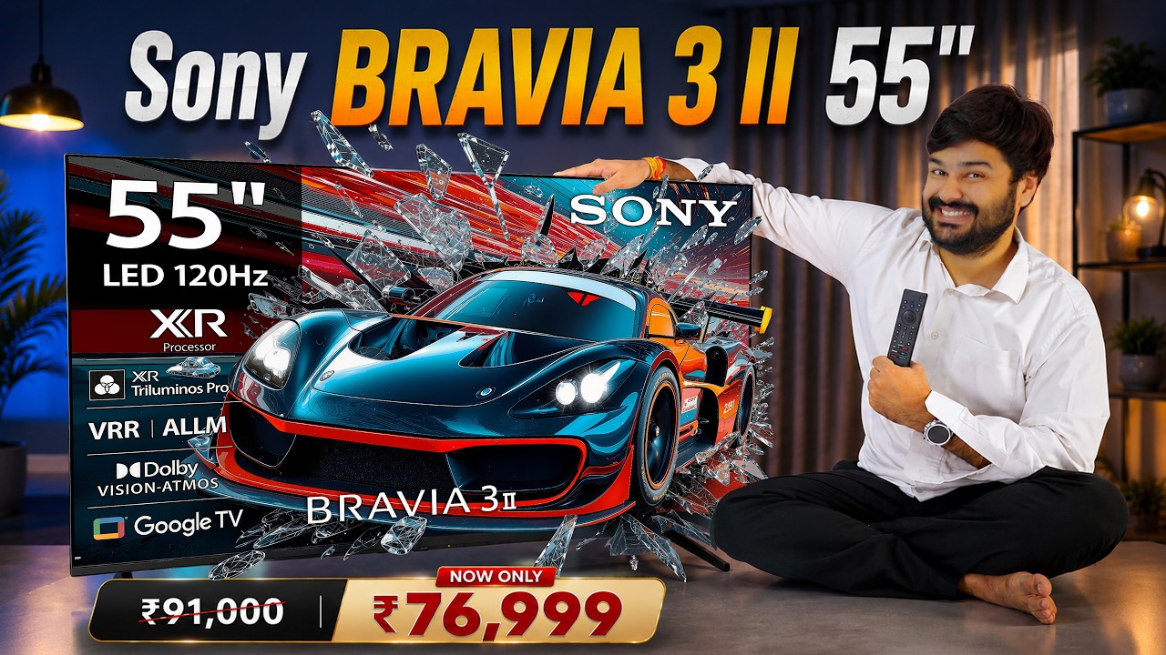 This Sony TV Deal in Amazon Great Freedom Sale is CRAZY! 🔥 | Sony BRAVIA 3 II 55