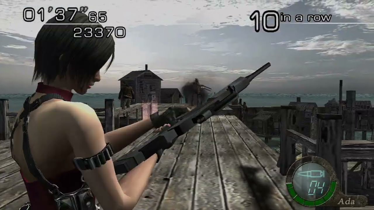 Resident Evil 4 - The Mercenaries - Ada - Waterworld - 5 Star Rank