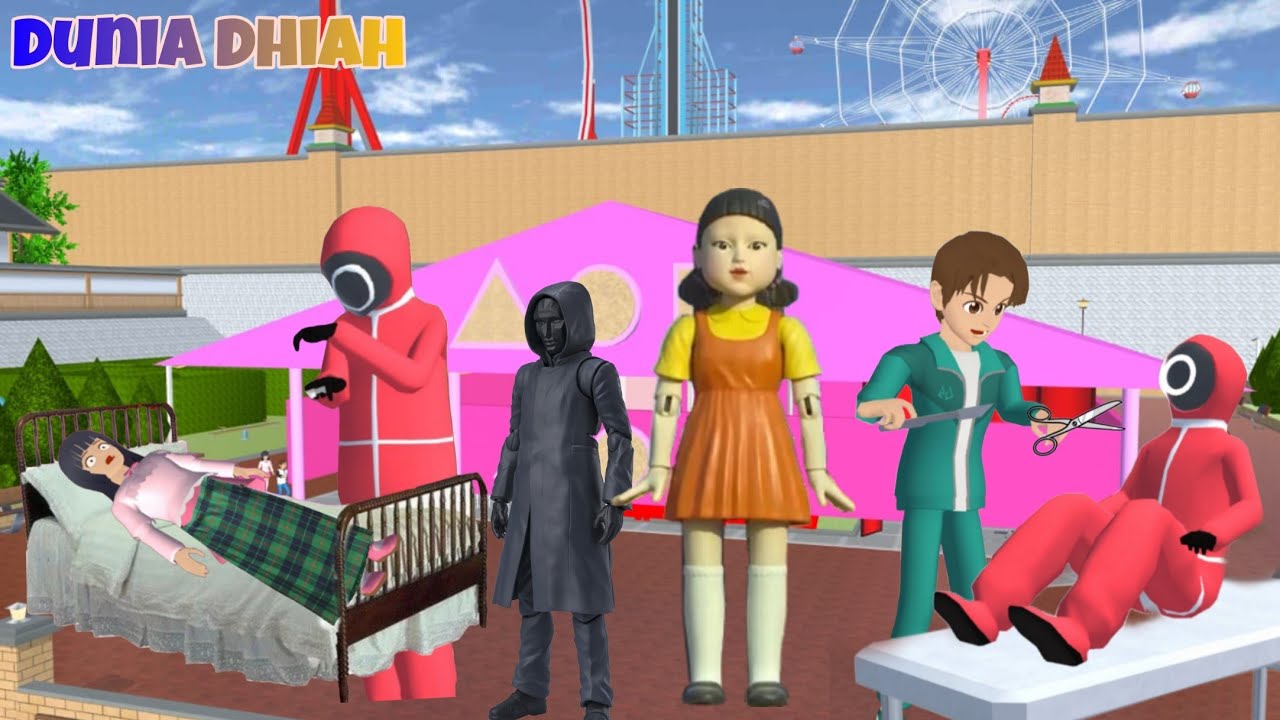Full Movie Yuta Mio Panik Di Sunat Anggota Squid Game Dan Boneka Nya | Sakura School Simulator