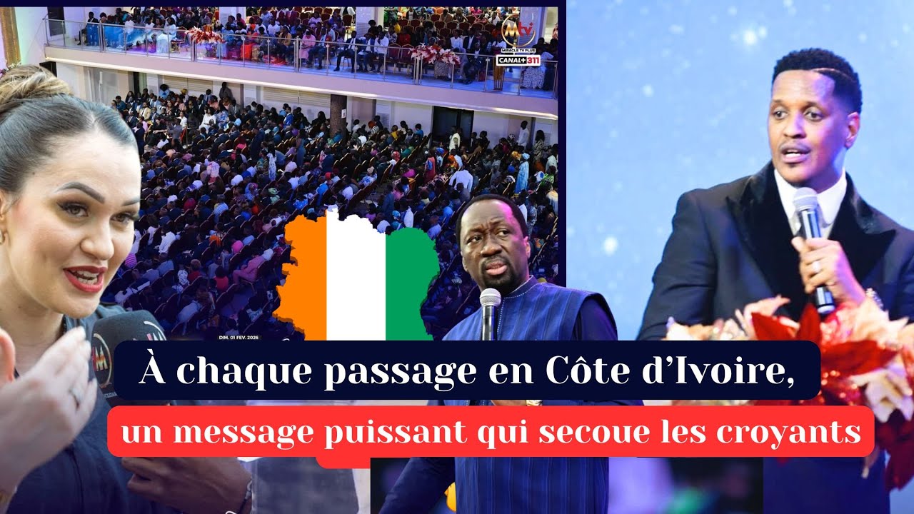 🛑URGENCE 📍Chaque arrivée en 🇨🇮 apporte ce type de message qui réveille l’Église.  Prophète JFT