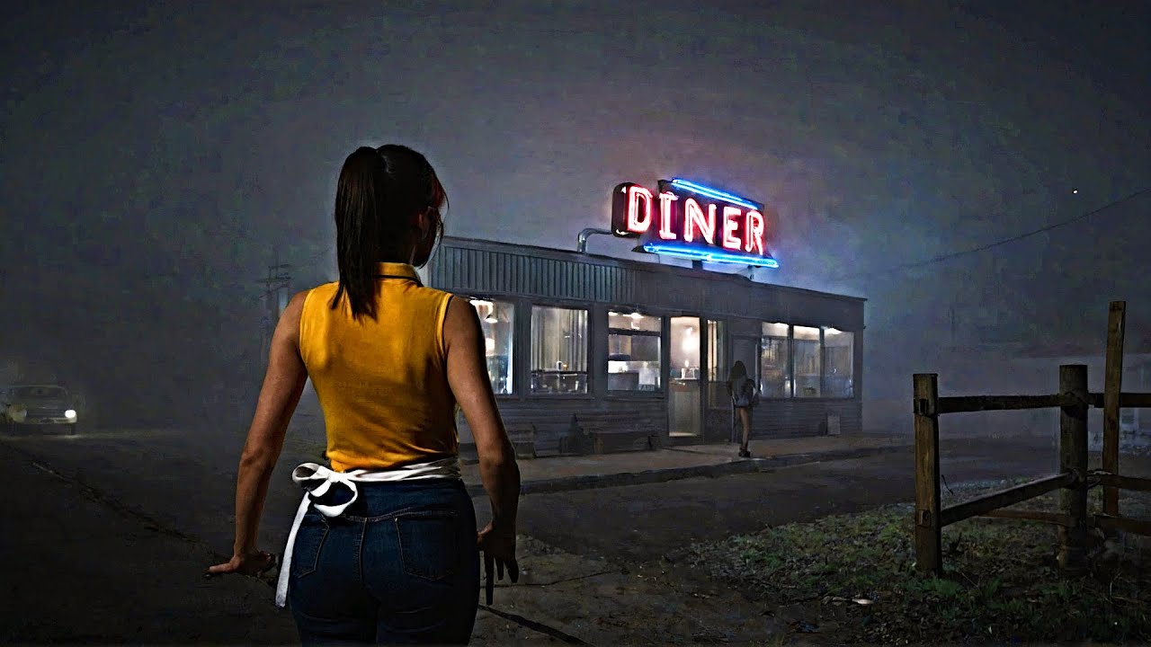 Lurking Danger - Young Waitress at a Roadside Diner | Psychological Survival Horror Game