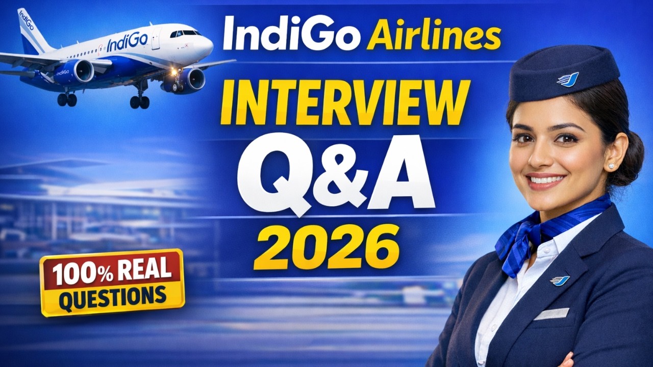 IndiGo Airlines Interview Questions And Answers for Beginners and Experts!