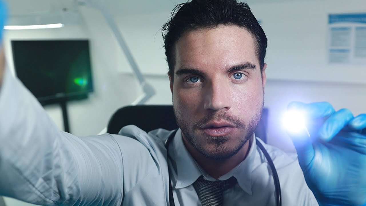ASMR|  VERY Detailed Full Body Medical Exam  [Eyes, Ears, Heart, Nose Throat] by Junior Doctor