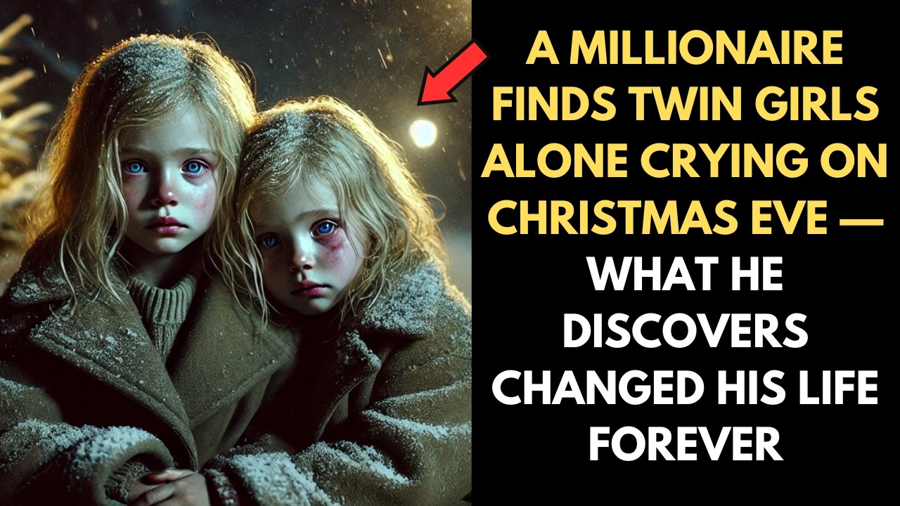 A MILLIONAIRE FINDS TWIN GIRLS ALONE ON XMAS EVE — WHAT HE DISCOVERS CHANGED HIS LIFE FOREVER
