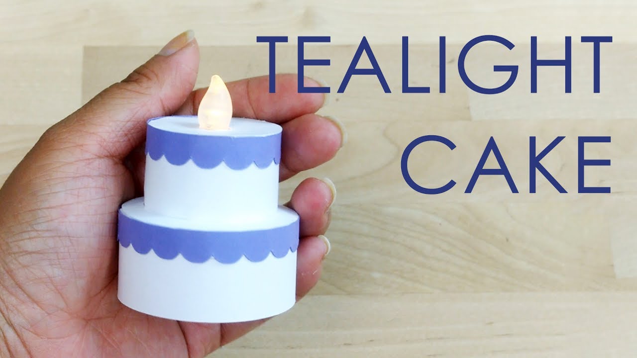 [Tutorial + Template] Tealight Cake