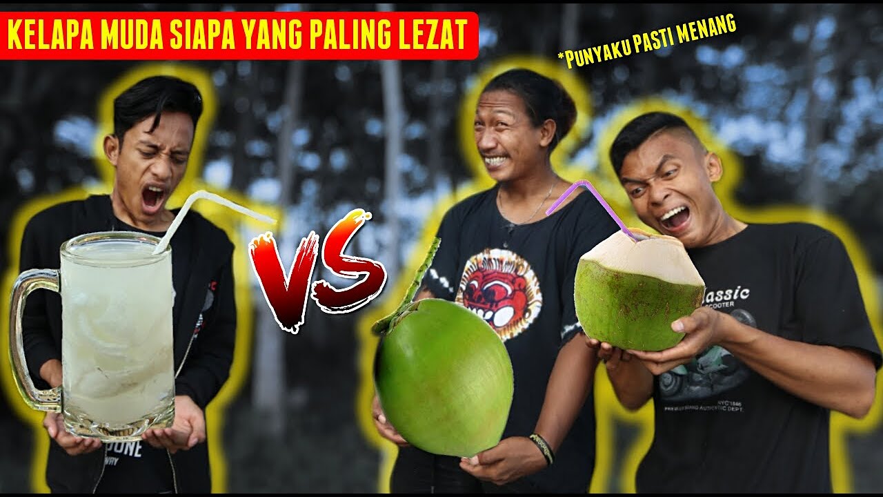 SEGEERRR!! PER4NG KELAPA MUDA!! Pilihan & Buatan Siapa Yang Paling Enak?