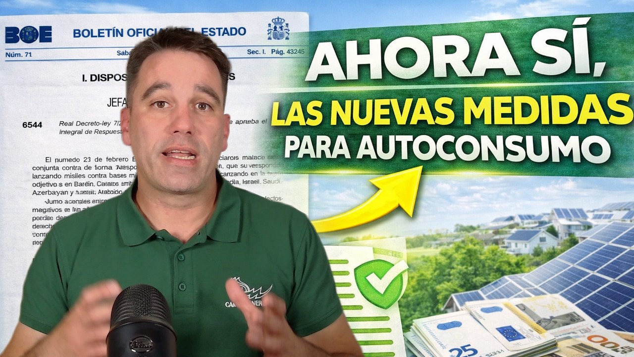 El nuevo Decreto que impulsa el autoconsumo en Espa&ntilde;a: claves que debes conocer