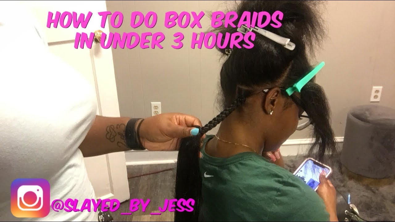 How to do box braids in under 3 hours (Large)