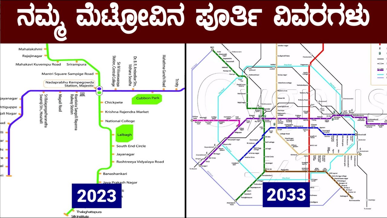 Namma Metro Stunning Transformation in Next 10 Years | Exciting Metro Project